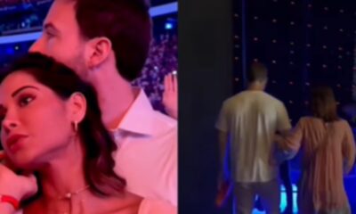 Maira Cardi e Thiago Nigro mostram espaco vip para famosos