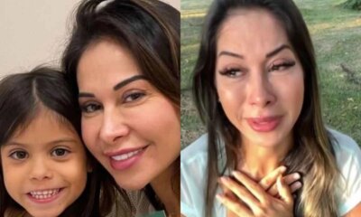 Maira Cardi revela dificuldades da filha na escola ‘se sentindo