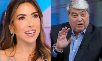 Na cara de Patricia Datena faz anuncio no Programa Silvio