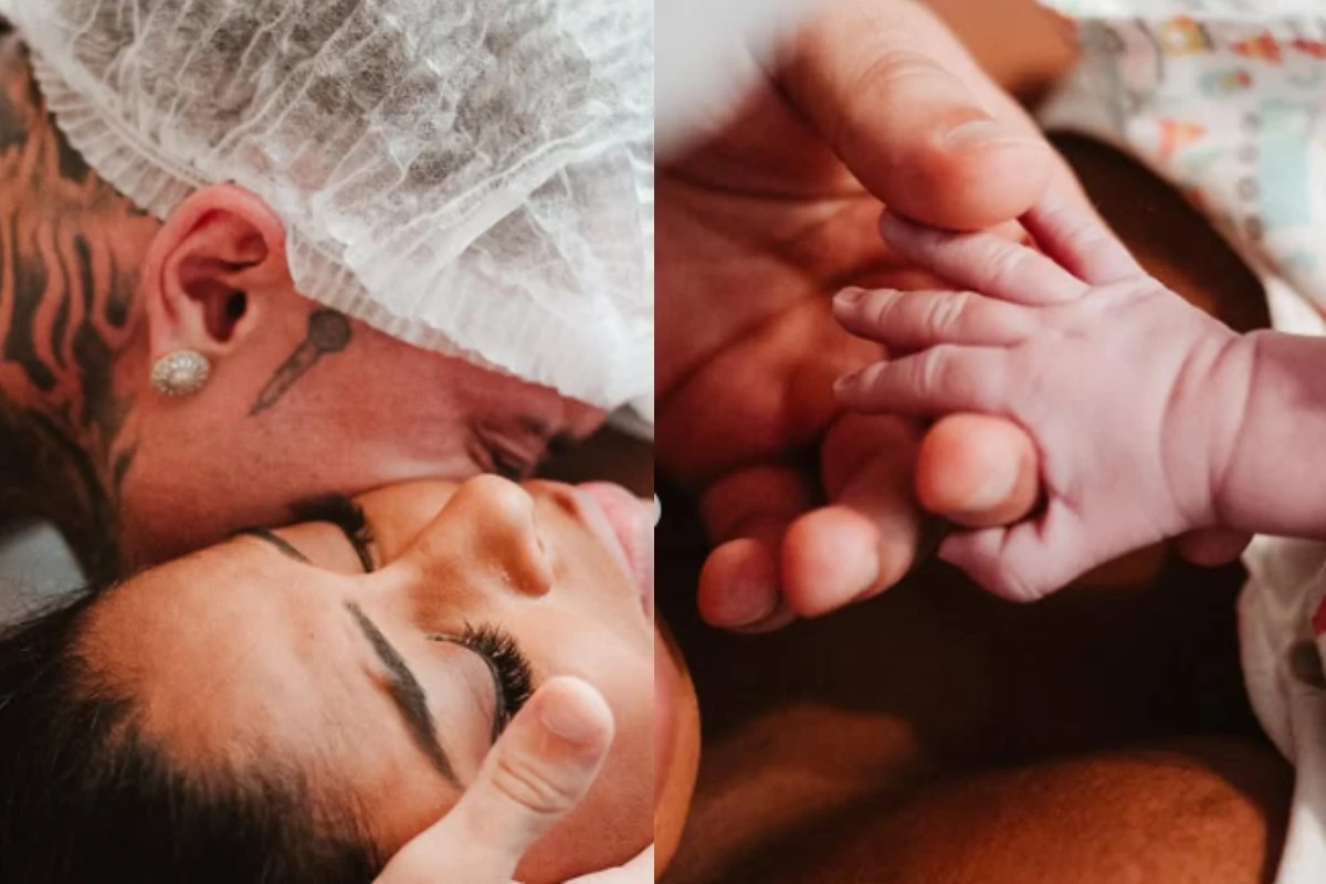 Nasce filho de MC Daniel com Lorena, após susto no parto; foto mostra o bebê 33 Nasce filho de MC Daniel com Lorena apos susto no