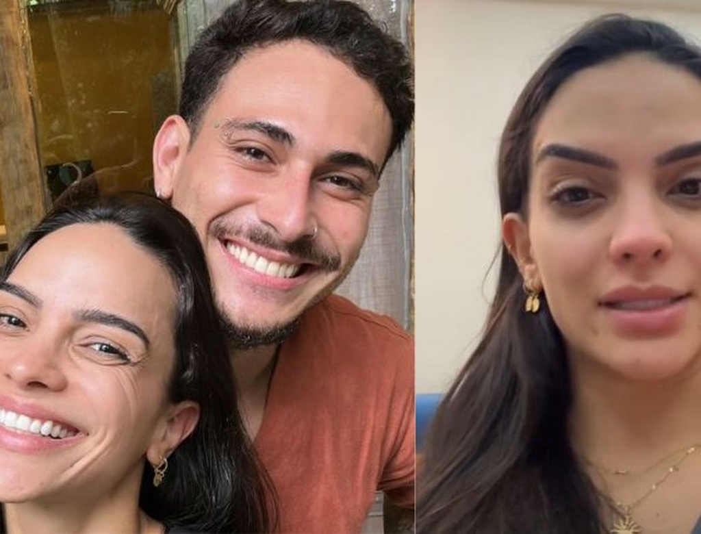 Natinha do vôlei expõe traição do namorado durante surpresa; Veja vídeo 39 Natinha E João Pedro (foto Reprodução Redes Sociais)