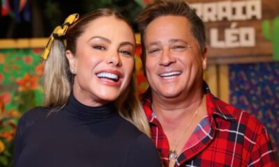 O que Leonardo nao gosta no corpo da esposa Poliana