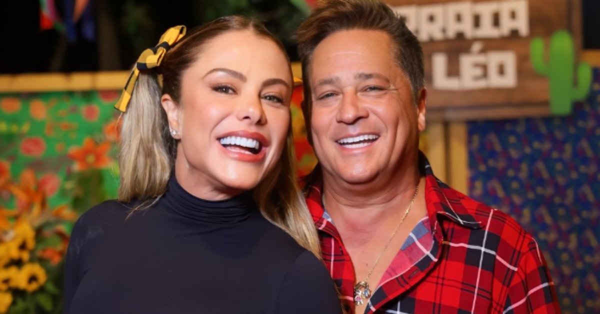 O que Leonardo nao gosta no corpo da esposa Poliana