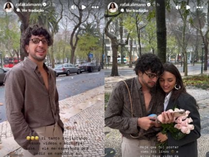 Rafa Kalimann compartilha como foi o pedido de namoro feito