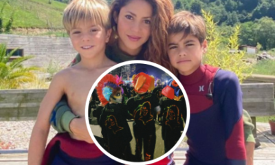 Shakira leva filhos para o Carnaval da Colombia apos cancelar