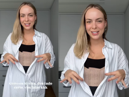 Tata Estaniecki revela que fez cirurgia plástica: “Paguei a língua” 31 Tata Estaniecki revela que fez cirurgia plastica Paguei a lingua