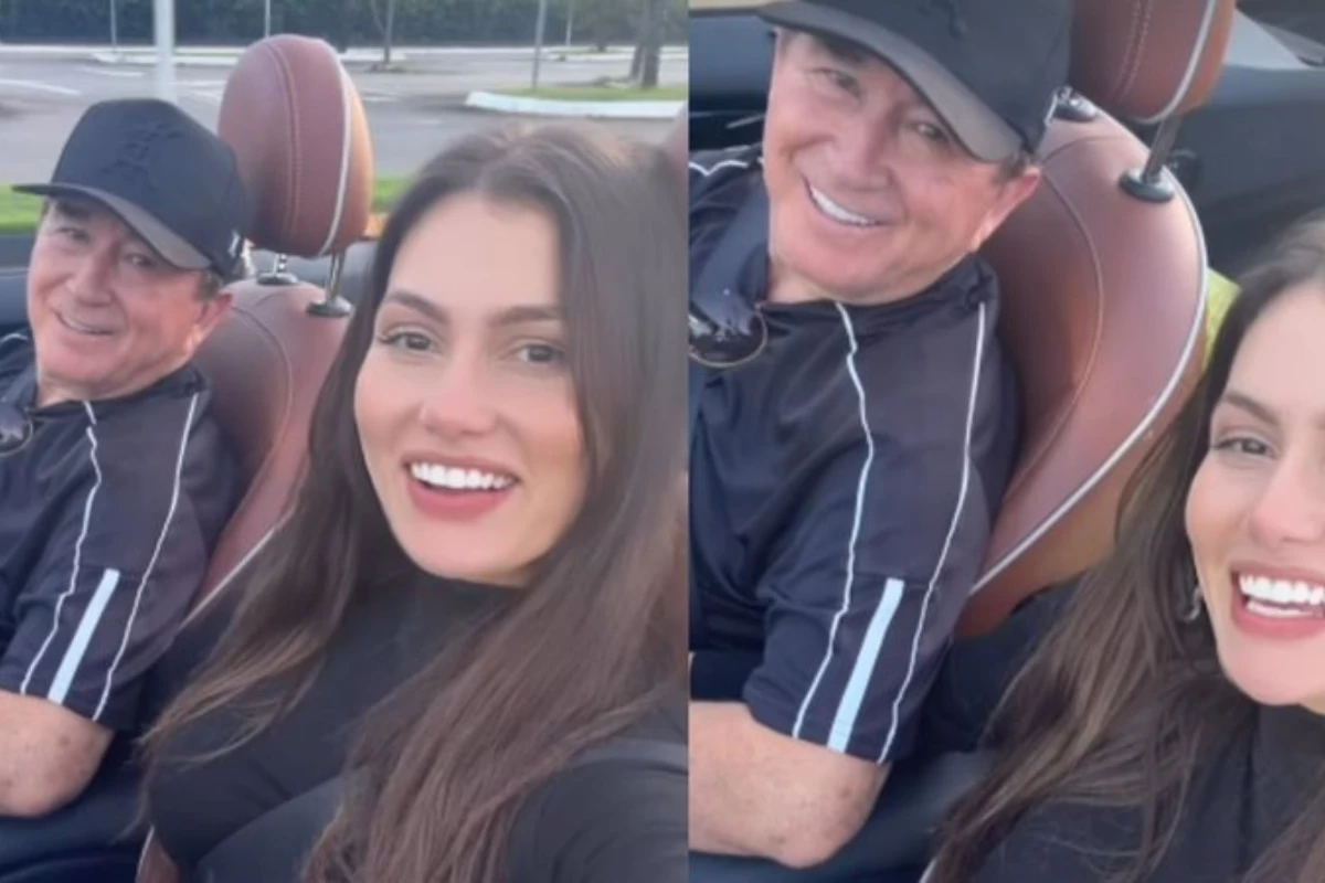 Vídeo: aos 73 anos, Amado Batista curte passeio romântico com a namorada de 23 31 Video aos 73 anos Amado Batista curte passeio romantico com