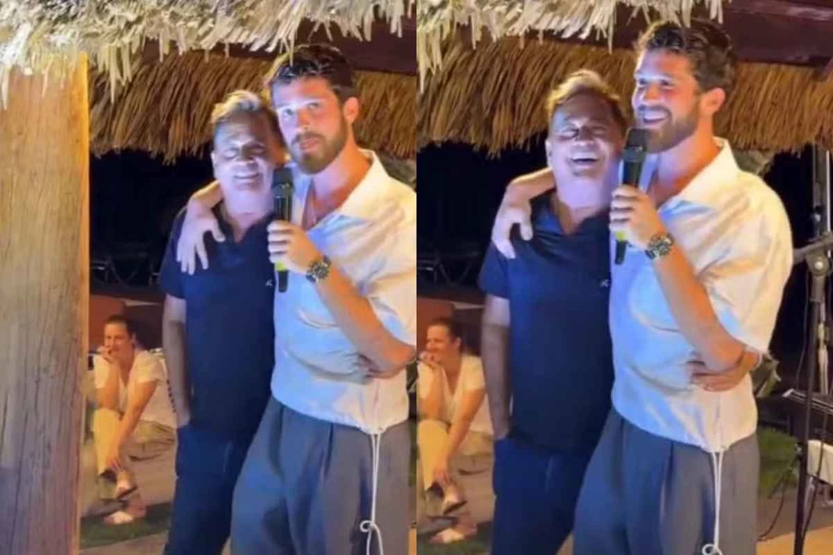 Vídeo mostra o momento em que irmão interrompe discurso de João Guilherme e faz comentário inusitável 31 Video mostra o momento em que irmao interrompe discurso de