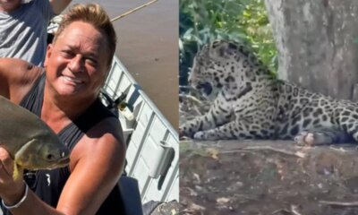 Video – Leonardo tem encontro inesperado com onca pintada no Pantanal