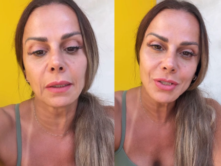 Viviane Araujo rebate criticas sobre hernia aparente no abdomen Nao