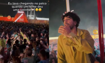 Voces sao doidos diz Nattan apos receber presente inusitado durante