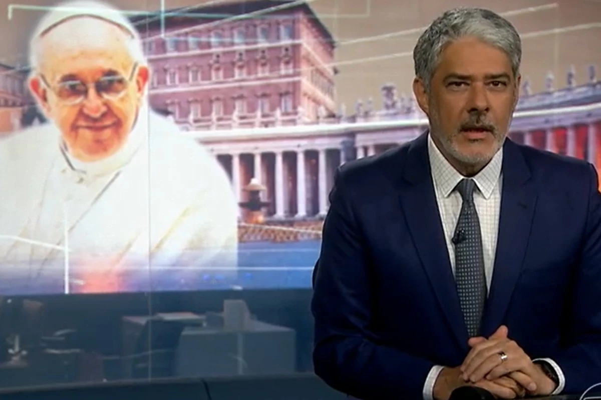 William Bonner entra ao vivo na Globo com notícia sobre o Papa Francisco: ‘há dez dias’ 31 William Bonner entra ao vivo na Globo com noticia sobre