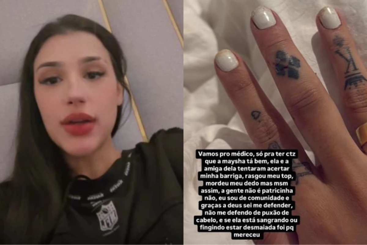 ‘Eu não brigo de puxar cabelo, eu brigo de dar soco’: Bia Miranda relata confusão após festa 31 ‘Eu nao brigo de puxar cabelo eu brigo de dar