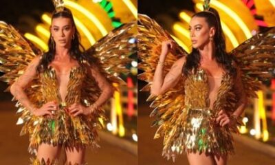 1742498493 Apoline usa look dourado inspirado em Fenix no Rancho do