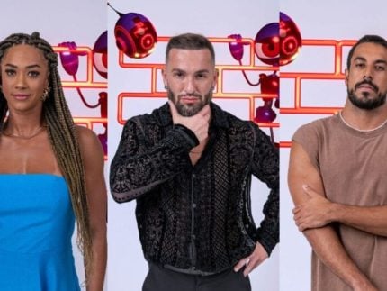 Aline, Maike e Diego Hypolito se enfrentam no 10° paredão do BBB25 31 1742795798 Aline Maike e Diego Hypolito se enfrentam no 10° paredao