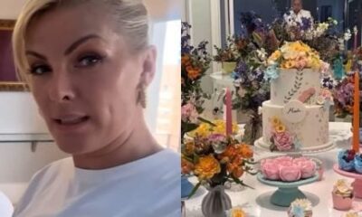 Ana Hickmann organiza festa especial para a enteada e compartilha