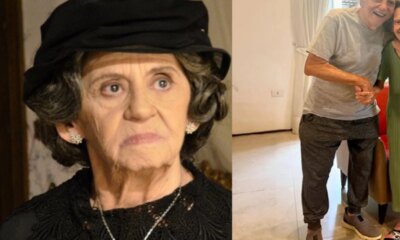 Aos 97 anos Laura Cardoso faz rara aparicao com Carlos