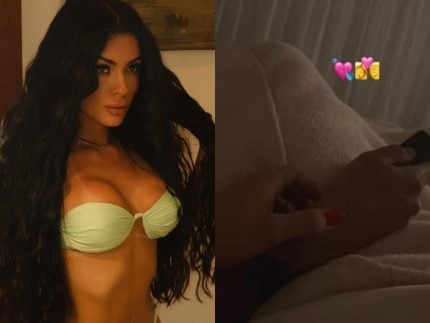 Após Gracyanne citar reconciliação, namorada de Belo posta foto na cama com cantor 31 Apos Gracyanne citar reconciliacao namorada de Belo posta foto na