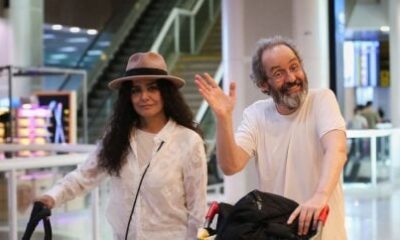 Apos bafafa com caes Leticia Sabatella e Daniel Dantas viajam