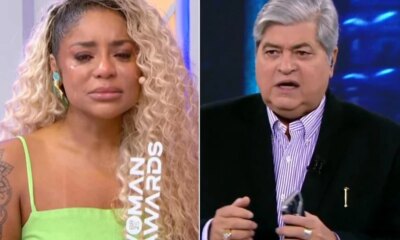 Atitude de Datena ao vivo faz Cariucha chorar no SBT