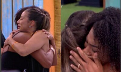 BBB 25 Aline e Renata deixam rivalidade de lado e