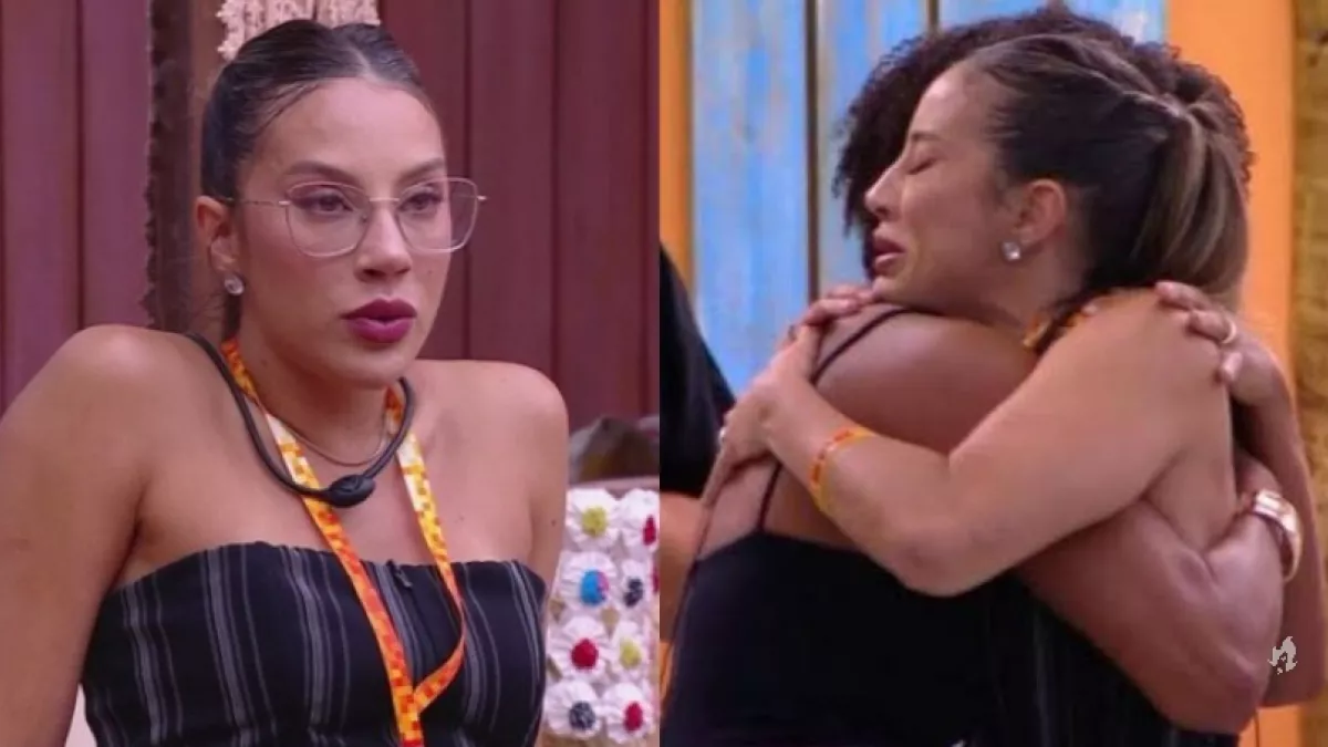 BBB 25 Renata sobre abraco em Aline Prefiro bater