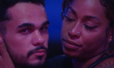 BBB 25 Thamiris e Joao Gabriel trocam beijos na madrugada