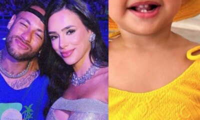 Bruna Biancardi encanta ao exibir Mavie sorrindo ‘copia do Neymar