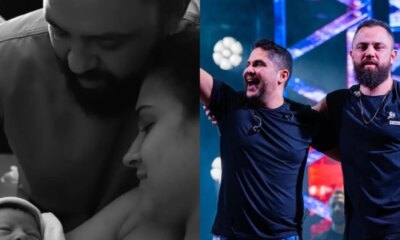 Cantor sertanejo Mateus anuncia o nascimento de seu terceiro filho