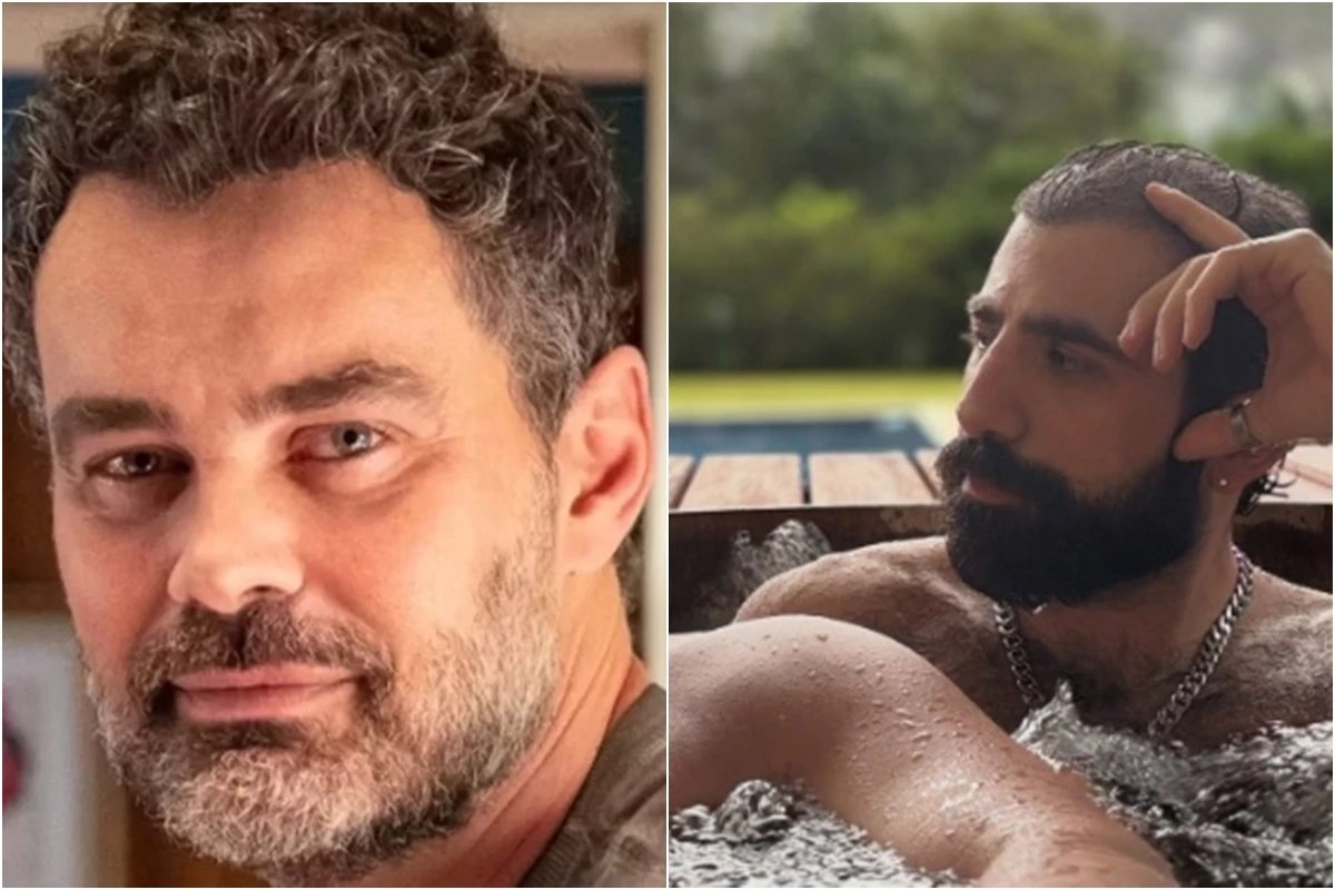 Carmo Dalla Vechia e Kaysar aparecem juntos em banheira ‘eu