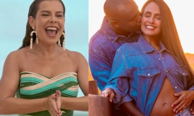 Carol Peixinho e Thiaguinho anunciam gravidez e comentario de Fernanda