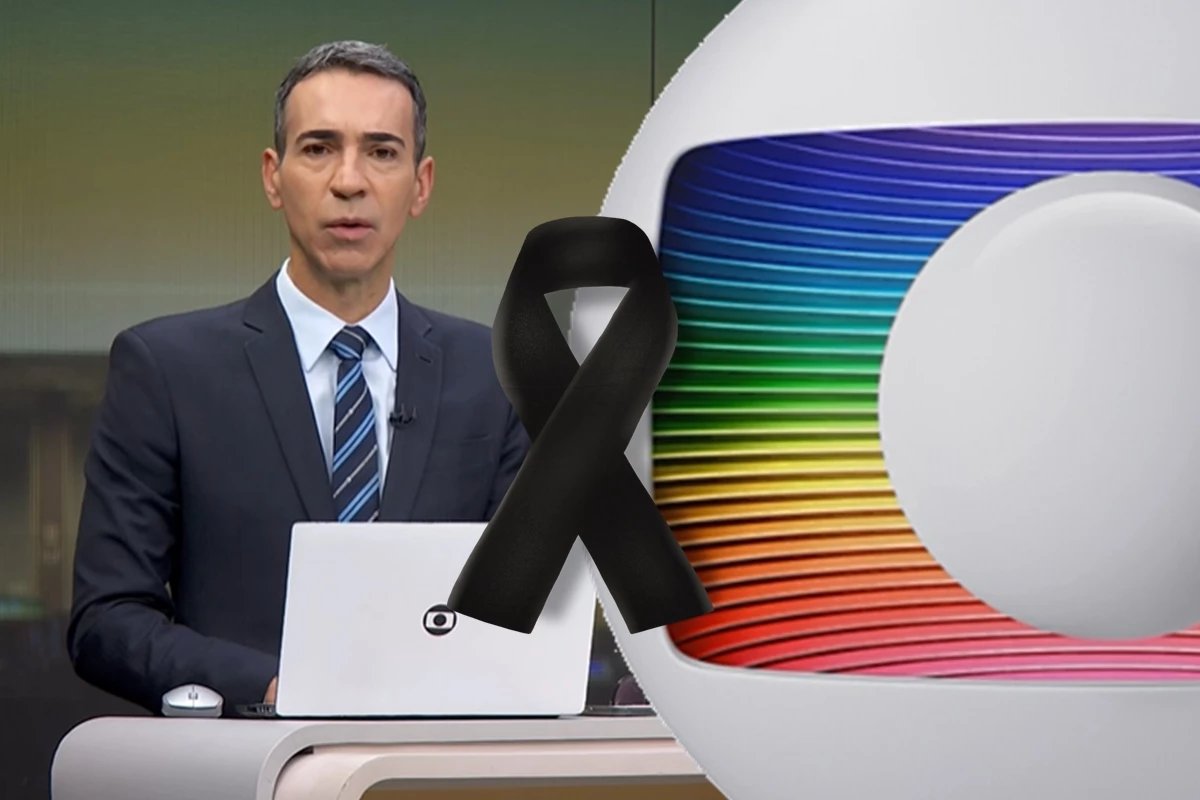 Cesar Tralli entra ao vivo na Globo com noticia de