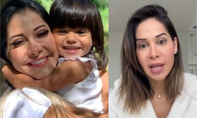 Com dor no coracao filha de Maira Cardi e levada