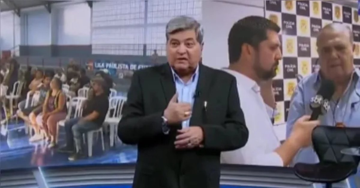 Datena passa mal ao vivo durante cobertura jornalística e vídeo mostra momento: "Sem chão" 31 Datena passa mal ao vivo durante cobertura jornalistica e video