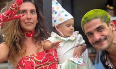 Em harmonia Fernanda Paes Leme celebra Carnaval com a filha