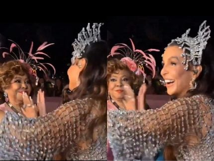 Encontro de rainhas: Alcione pede aplausos para Ivete na Sapucaí 31 Encontro de rainhas Alcione pede aplausos para Ivete na Sapucai