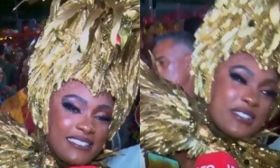 Erika Januza agradece Viradouro e se despede da escola com