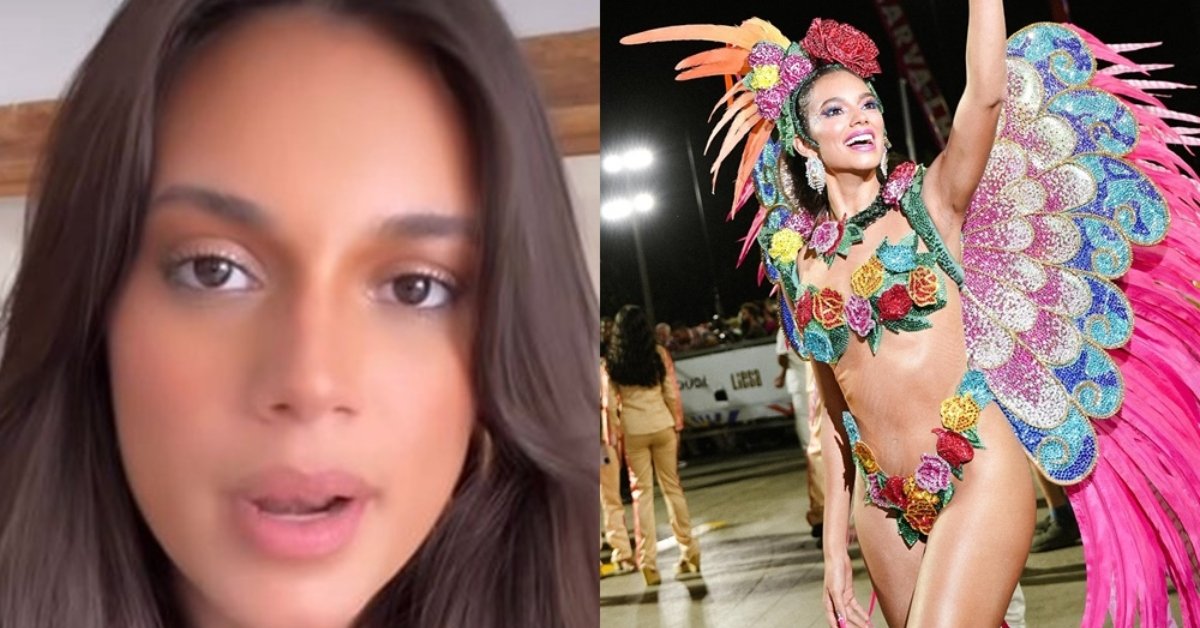Ex-BBB Alane Dias se machuca durante estreia no Carnaval e explica: 'Todo ferido' 31 Ex BBB Alane Dias se machuca durante estreia no Carnaval e