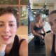 Fabiana Justus treina ao lado de Rafa Justus e brinca