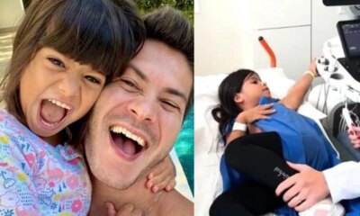 Filha de Arthur Aguiar e levada ao hospital e primeiros