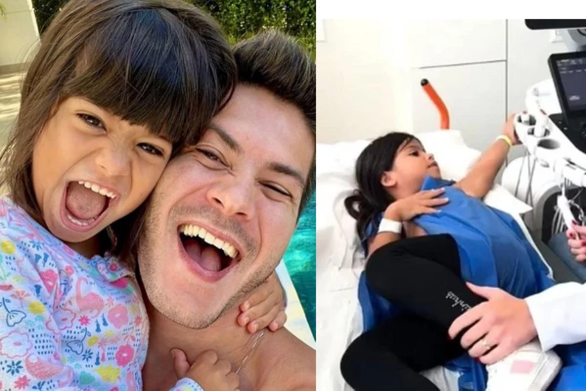 Filha de Arthur Aguiar é levada ao hospital e primeiros exames mostram ‘buraquinho no coração’ 31 Filha de Arthur Aguiar e levada ao hospital e primeiros