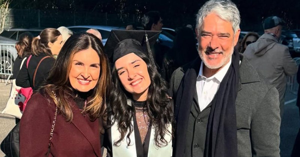 Fora do Brasil filha de William Bonner e Fatima Bernardes