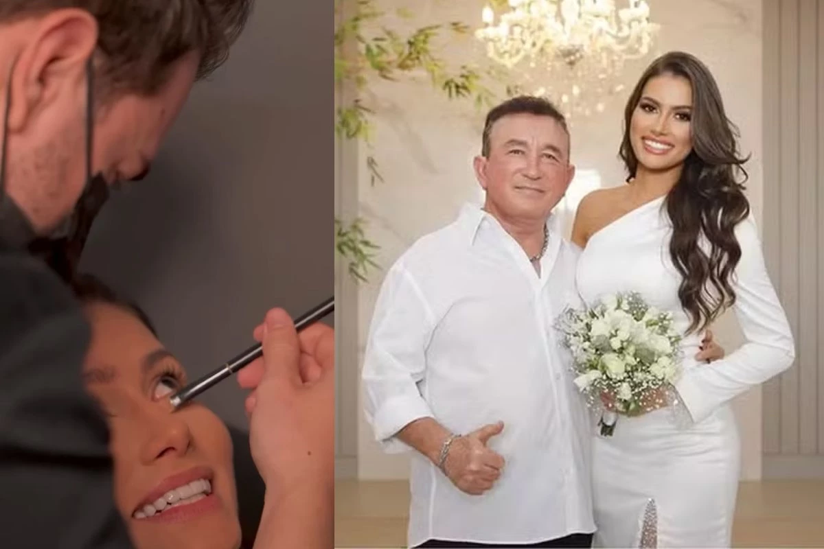 Fotos e vídeo mostram casamento de Amado Batista com mulher 50 anos mais jovem 33 Fotos e video mostram casamento de Amado Batista com mulher