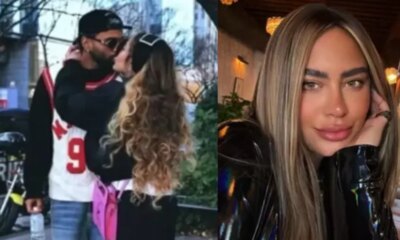 Gabigol reposta momento romantico com Rafaella e volta chamar atencao