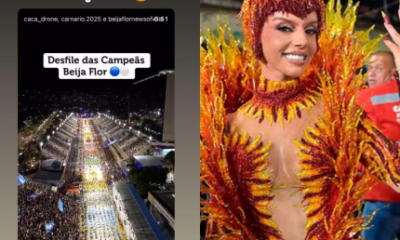 Gio Lancellotti celebra vitoria da Beija Flor e web aponta indireta