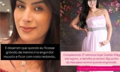 Gravida de 37 semanas Lucilene Caetano esta prestes a dar