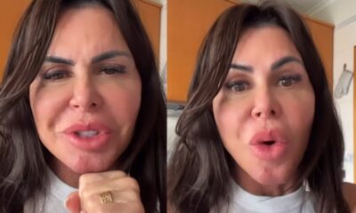 Gretchen se revolta com comentario de internauta e rebate na