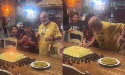 Lima Duarte celebra 95 anos ao lado de netos e