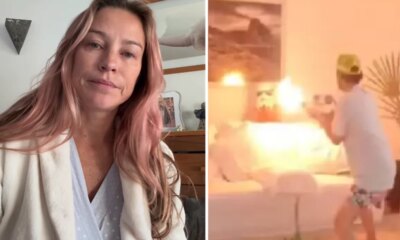 Luana Piovani se revolta ao ver o filho ser perseguido