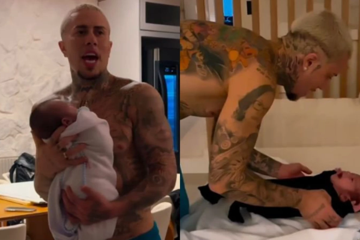MC Daniel e Lorena Maria optam por não contratar babá e cuidam integralmente de Rás: ‘sermos mãe e pai’ 31 MC Daniel e Lorena Maria optam por nao contratar baba